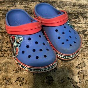 Captain America crocs toddler size 11